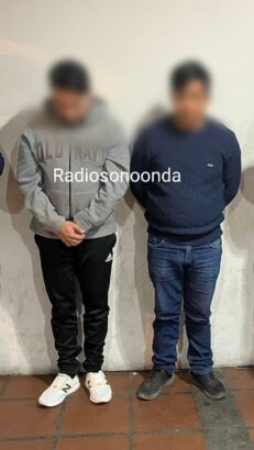 Policía Nacional detuvo a dos sujetos por delito de migrantes en Cuenca
